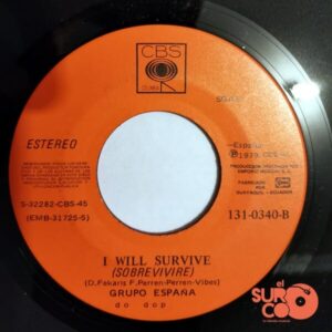 Disco de Vinilo Grupo España - Do You Think I’m Sexy / I Will Survive Vinyl Record