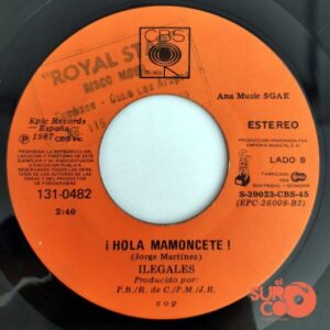 Disco de Vinilo Ilegales - Problema Sexual / Hola Mamoncete Vinyl Record
