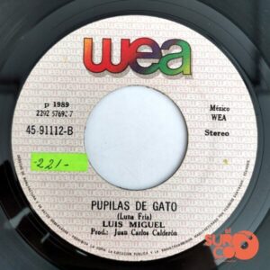 Disco de Vinilo Luis Miguel - Un Hombre Busca Una Mujer / Pupilas De Gato Vinyl Record