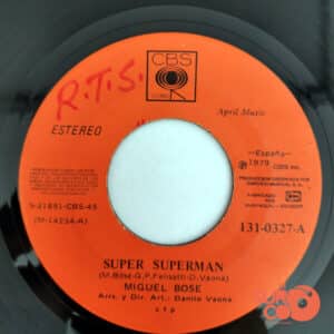 Miguel Bosé - Super Superman / Vota Juan 26 Vinilo