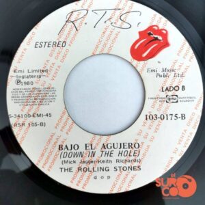 Disco de Vinilo The Rolling Stones - Rescate Emocional / Bajo El Agujero (Promocional) Vinyl Record