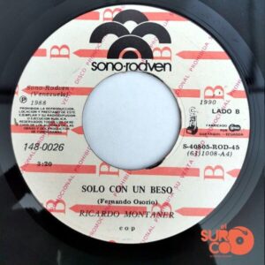 Disco de Vinilo Ricardo Montaner - La Cima Del Cielo / Solo Con Un Beso (Promocional) Vinyl Record