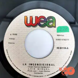 Disco de Vinilo Luis Miguel - La Incondicional / Separados Vinyl Record