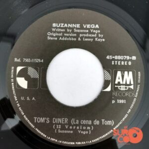 Disco de Vinilo Suzanne Vega - Tom’s Diner / La Cena De Tom Vinyl Record