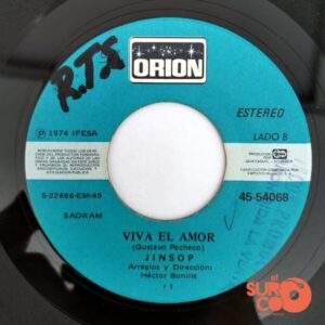 Disco de Vinilo Jinsop - Cuando Estás Cerca De Mi / Viva El Amor Vinyl Record