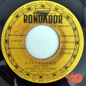 Disco de Vinilo Dúo Aguayo Huayambe - Que Siga La Fiesta / Desengaño Vinyl Record