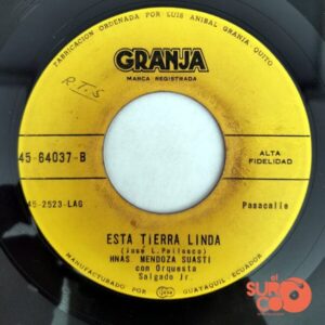 Disco de Vinilo Hermanas Mendoza Suasti - Soñando En Ti / Esta Tierra Linda Vinyl Record