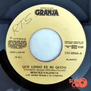 Benítez Y Valencia - Que Lindo Es Mi Quito / Matitas De Perejil Vinilo