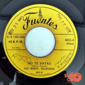 Disco de Vinilo Dúo Bowen Villafuerte - Abra La Puerta / No Te Vayas Vinyl Record