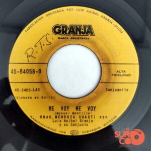 Disco de Vinilo Hermanas Mendoza Suasti - Sufridito / Me Voy Me Voy Vinyl Record