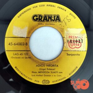 Disco de Vinilo Hermanas Mendoza Suasti - Salinero / Adios Negrita Vinyl Record