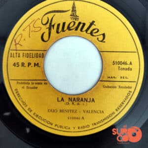 Benítez Y Valencia - El Solterito / La Naranja Vinilo