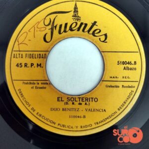 Disco de Vinilo Benítez Y Valencia - El Solterito / La Naranja Vinyl Record
