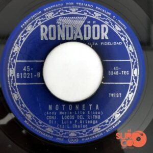 Disco de Vinilo Los Locos Del Ritmo - Riobamba / Motoneta Vinyl Record
