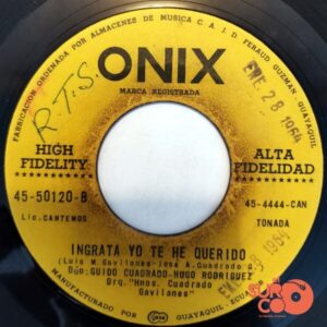 Disco de Vinilo Dúo Cuadrado Rodríguez - Cantando Mi Carnaval / Ingrata Yo Te He Querido Vinyl Record