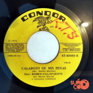 Disco de Vinilo Dúo Bowen Villafuerte - Despedida En El Puerto / Calabozo De Mis Penas Vinyl Record