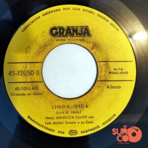 Disco de Vinilo Hermanas Mendoza Suasti - Caminando / Linda Vida Vinyl Record