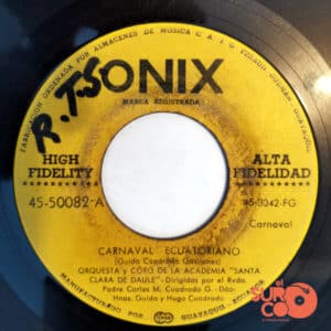 Disco de Vinilo Coro De La Academia Santa Clara De Daule - Carnaval Ecuatoriano / La Catita Vinyl Record