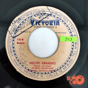 Disco de Vinilo Olimpo Cárdenas - Miedo De Hablarte / Nuestro Juramento Vinyl Record