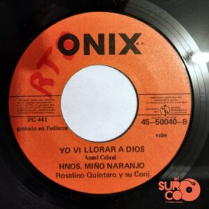 Disco de Vinilo Hermanos Miño Naranjo - En La Cruz / Yo Vi Llorar A Dios Vinyl Record