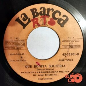 Disco de Vinilo Banda De La Primera Zona Militar - Cuitas De Amor / Que Bonita Soltería Vinyl Record
