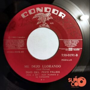 Disco de Vinilo Dúo Del Pezo Palma - Adiós Amorcito / Me Dejó Llorando Vinyl Record