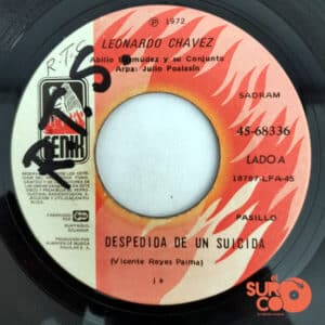 Leonardo Chávez - Despedida De Un Suicida / Te Arrepentirás Vinilo