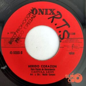 Disco de Vinilo Cástula León - Tanto Te Extraño / Herido Corazón Vinyl Record