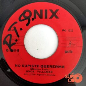 Disco de Vinilo Hermanos Villamar - No Niego Tu Amor / No Supiste Quererme Vinyl Record