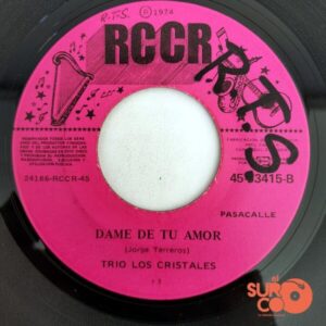 Disco de Vinilo Trío Los Cristales - Dame De Tus Flores / Dame De Tu Amor Vinyl Record