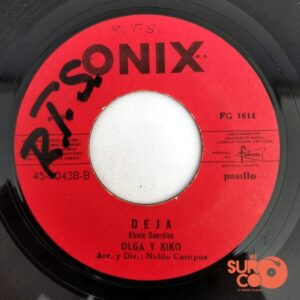 Disco de Vinilo Olga Y Kiko - La Tristeza Está En Mi / Deja Vinyl Record