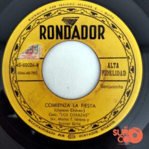 Disco de Vinilo Los Corazas - Mashalla / Comienza La Fiesta Vinyl Record