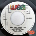 Disco de Vinilo Boquitas Pintadas - Amor Cavernícola / En El Amor Todo Se Vale Vinyl Record