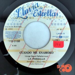 Disco de Vinilo La Pandilla - Nada / Cuando Me Enamoro (Promocional) Vinyl Record