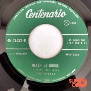 Disco de Vinilo Los Sharks - Contento Estoy / Detén La Noche Vinyl Record