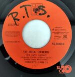 Disco de Vinilo Roberto Carlos - Quiero Verte A Mi Lado / Yo Solo Quiero Vinyl Record