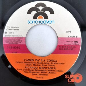 Disco de Vinilo Ricardo Montaner - Déjame Llorar / Vamos Pa’ La Conga Vinyl Record