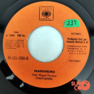 Disco de Vinilo Chayanne - Fuiste Un Trozo De Hielo En La Escarcha / Marinero Vinyl Record