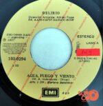 Disco de Vinilo Delirio - Agua, Fuego Y Viento (Promocional) Vinyl Record