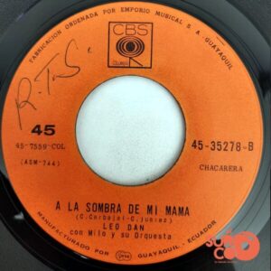 Disco de Vinilo Leo Dan - Pero Raquel / A La Sombra De Mi Mamá Vinyl Record