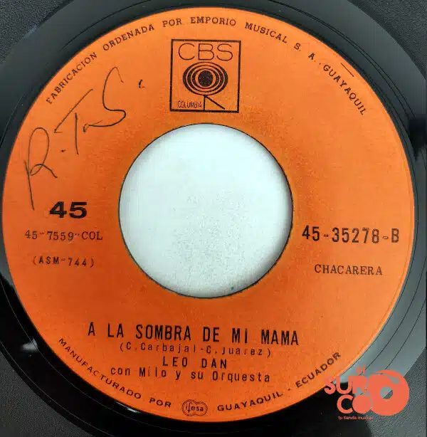 Disco de Vinilo Leo Dan - Pero Raquel / A La Sombra De Mi Mamá Vinyl Record
