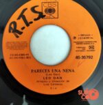 Disco de Vinilo Leo Dan - Pareces Una Nena / Tu Me Pides Que Te Olvide Vinyl Record