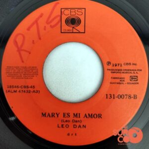 Disco de Vinilo Leo Dan - Como Poder Saber Si Te Amo / Mary Es Mi Amor Vinyl Record