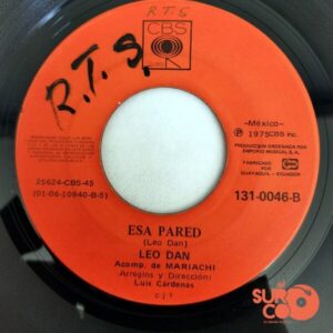 Disco de Vinilo Leo Dan - Con Nadie Me Compares / Esa Pared Vinyl Record