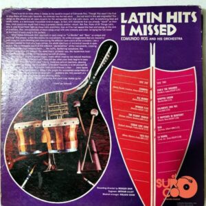 Disco de Vinilo Edmundo Ros And His Orchestra - Latin Hits I Missed Vinyl Record