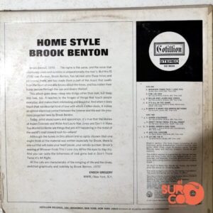 Disco de Vinilo Brook Benton  - Home Style Vinyl Record