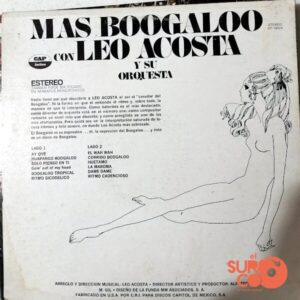 Disco de Vinilo Leo Acosta Y Su Orquesta - Más Boogaloo Vinyl Record