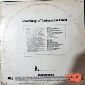 Disco de Vinilo Varios - Great Songs Of Bacharach & David Vinyl Record
