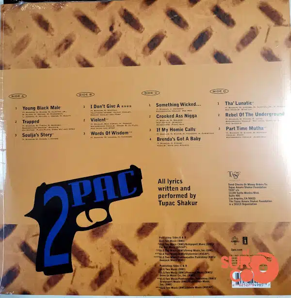 Disco de Vinilo 2pac - 2Pacalypse Now Vinyl Record