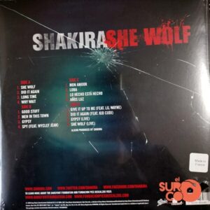 Disco de Vinilo Shakira - She Wolf Vinyl Record